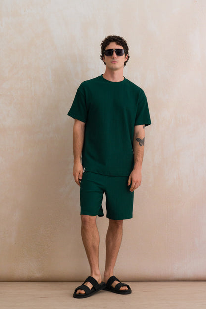 Textured Oversized T-shirt