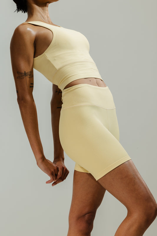 Ribbed Active Cycle Shorts