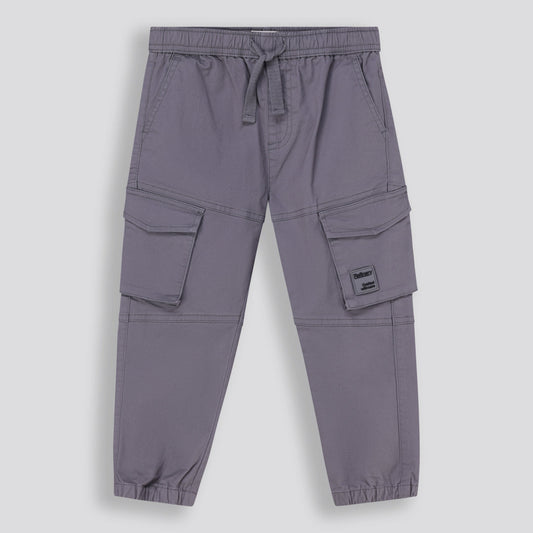 Boys Cargo Pants - Charcoal