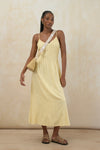 Pleated Midi Dress