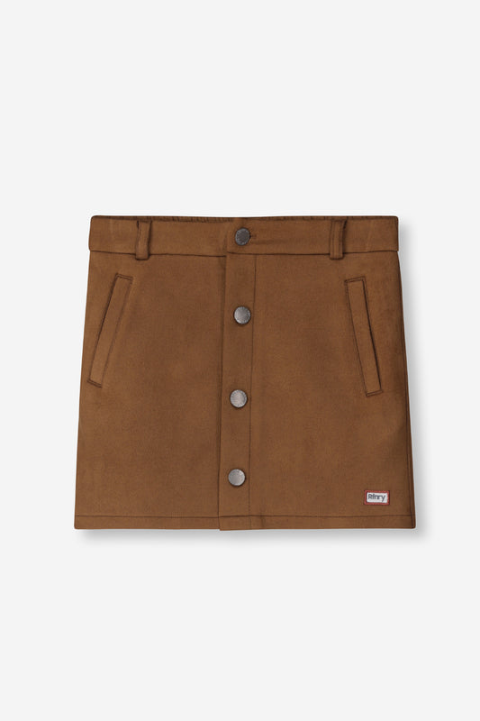 Girls Suede Skirt