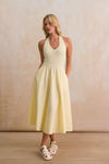 Knit Halterneck Midi Dress
