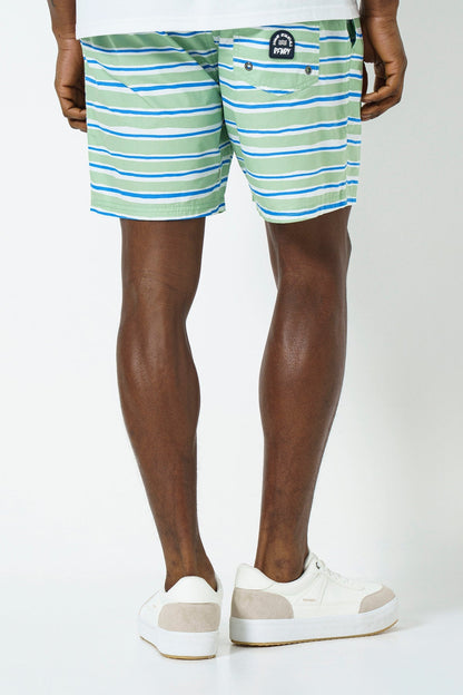 Stripe Pool Short