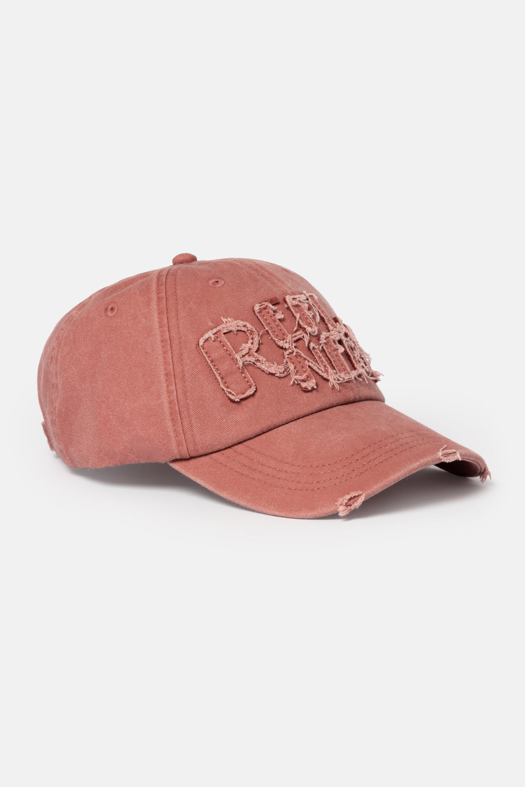 Distressed Appliqué Cap