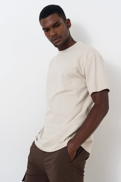 Textured Oversized T-shirt