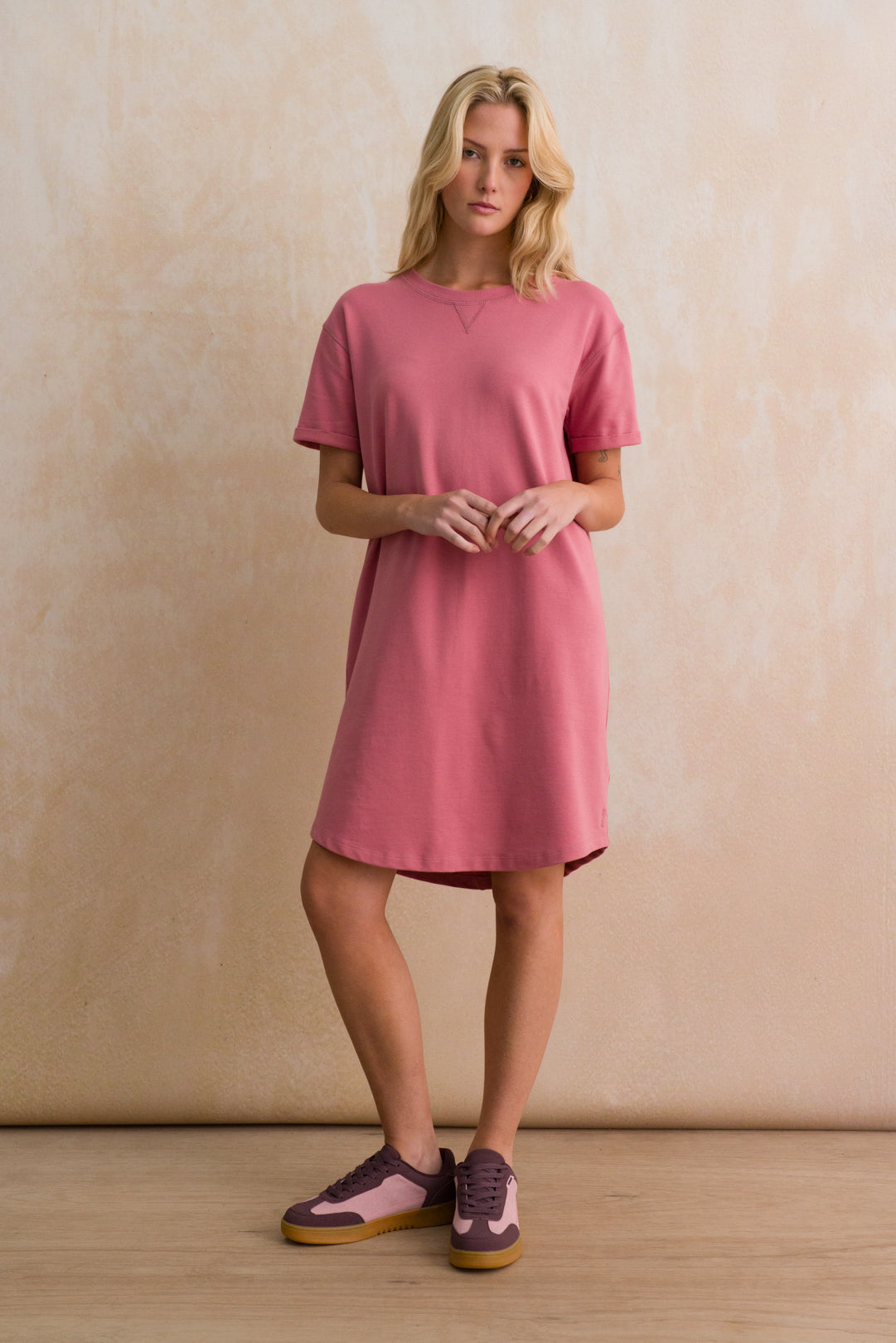Fleece T-Shirt Dress