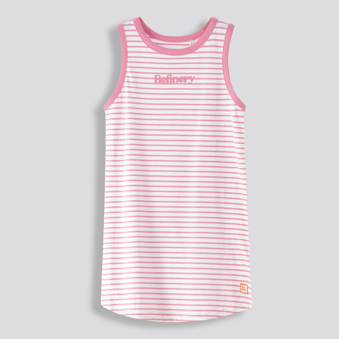 Girls Tank Dress - Rose