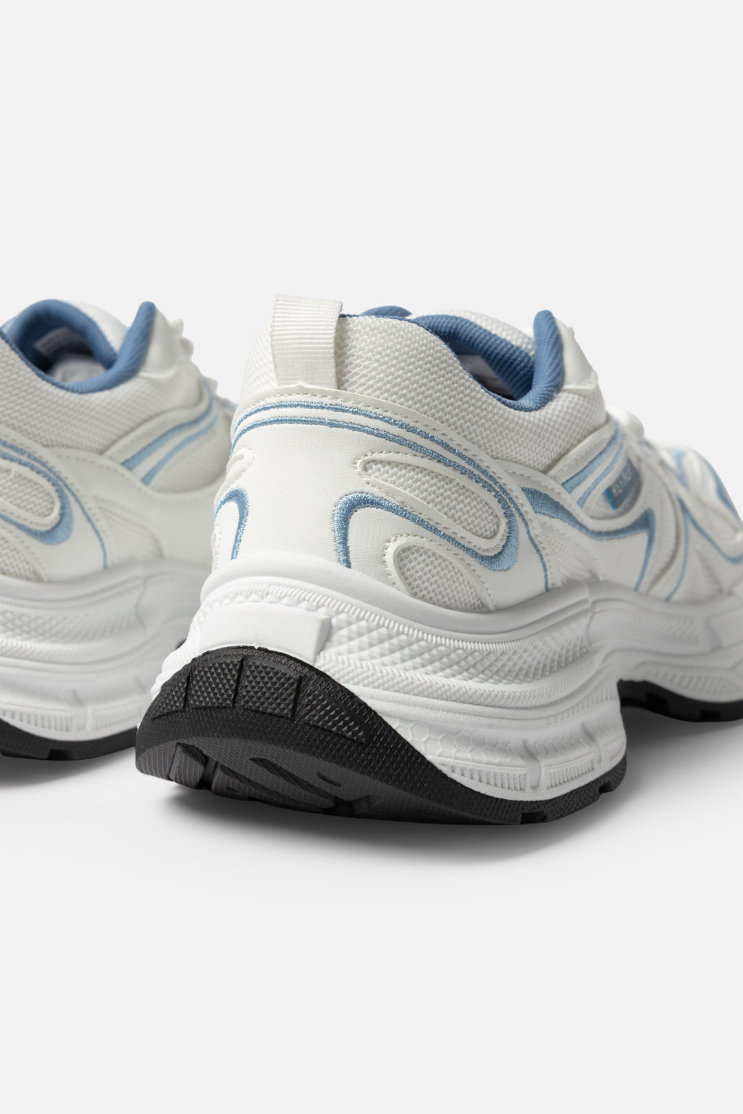 Mesh Overlay Chunky Sneakers