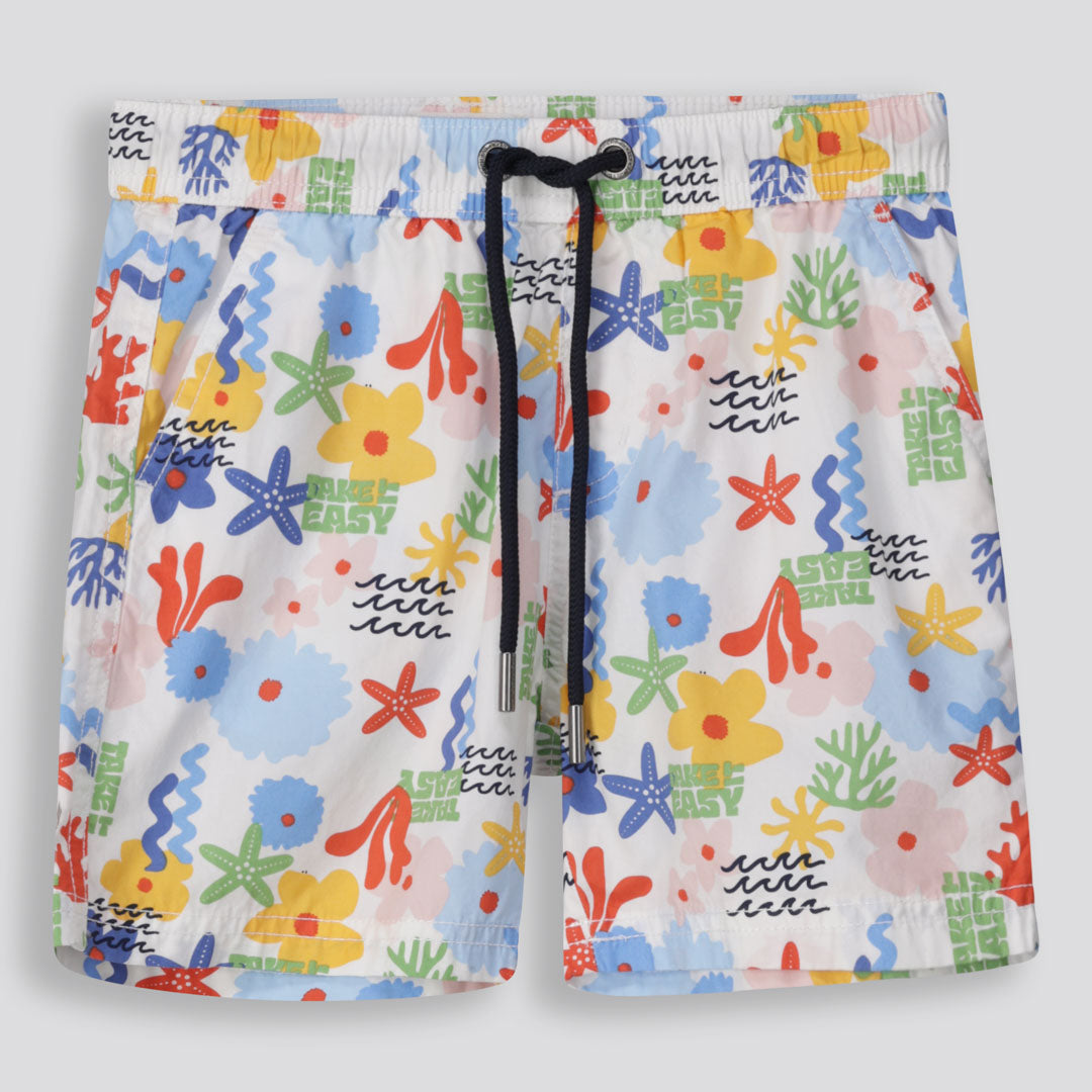 Boys Pool Shorts - Multi