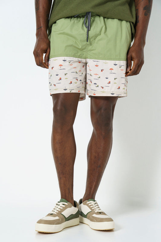 Oversized Pool Short Sage
