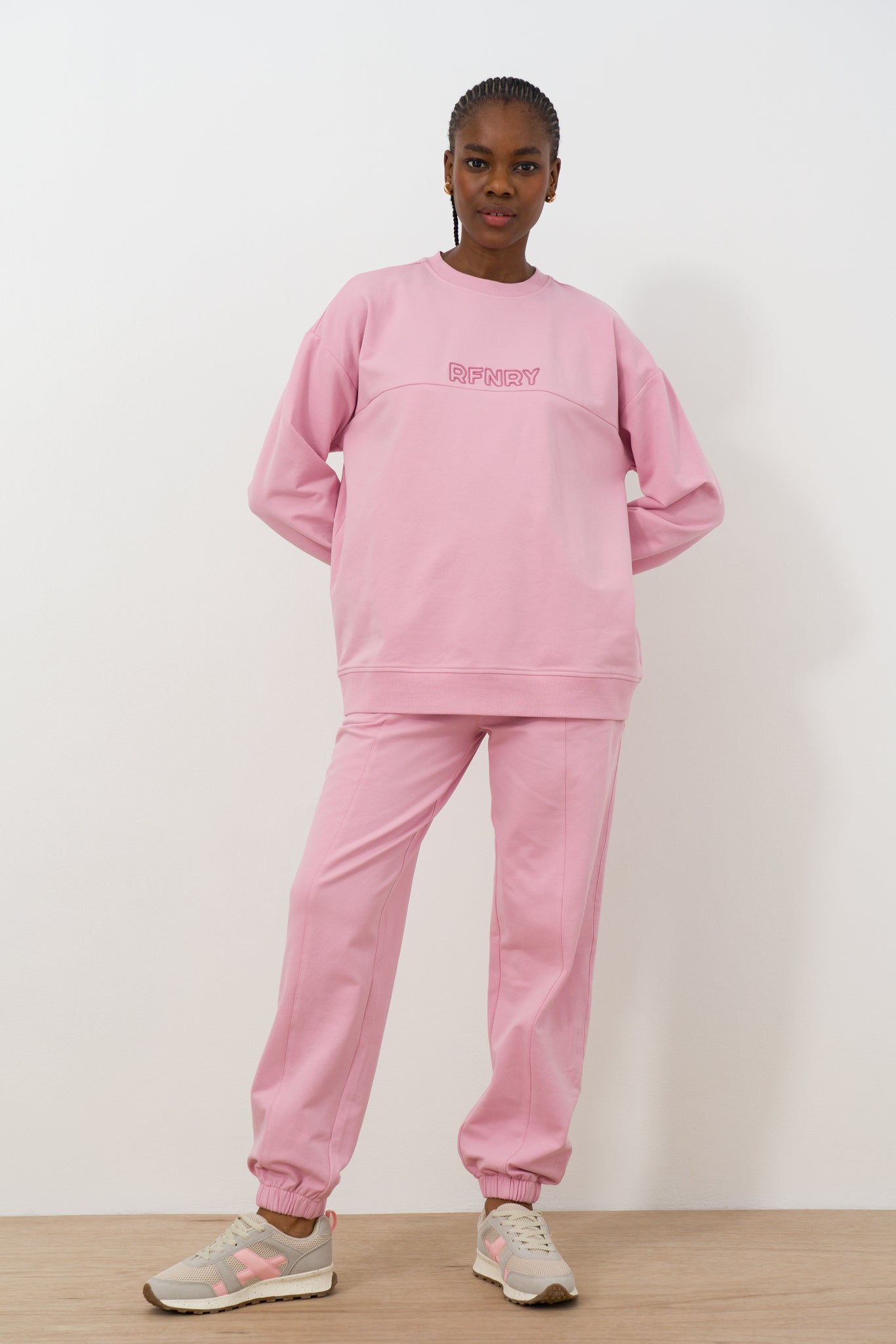 Longline Crew Neck Sweat