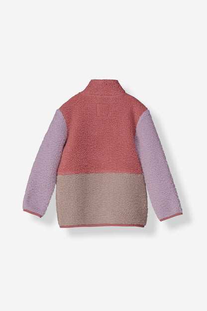 Sherpa zip through jacket