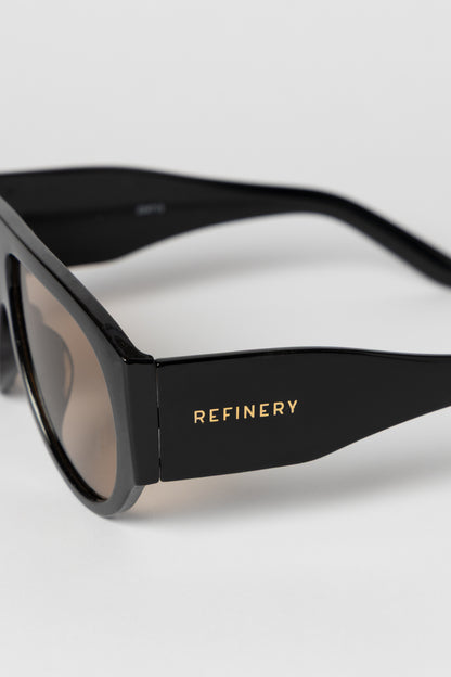 Urban Black Oversized Sunglasses
