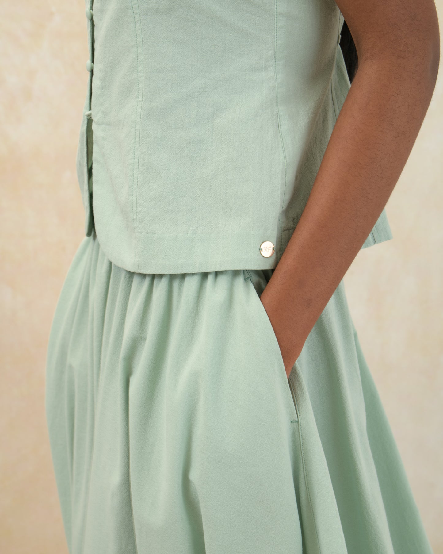 A-Line Midi Skirt