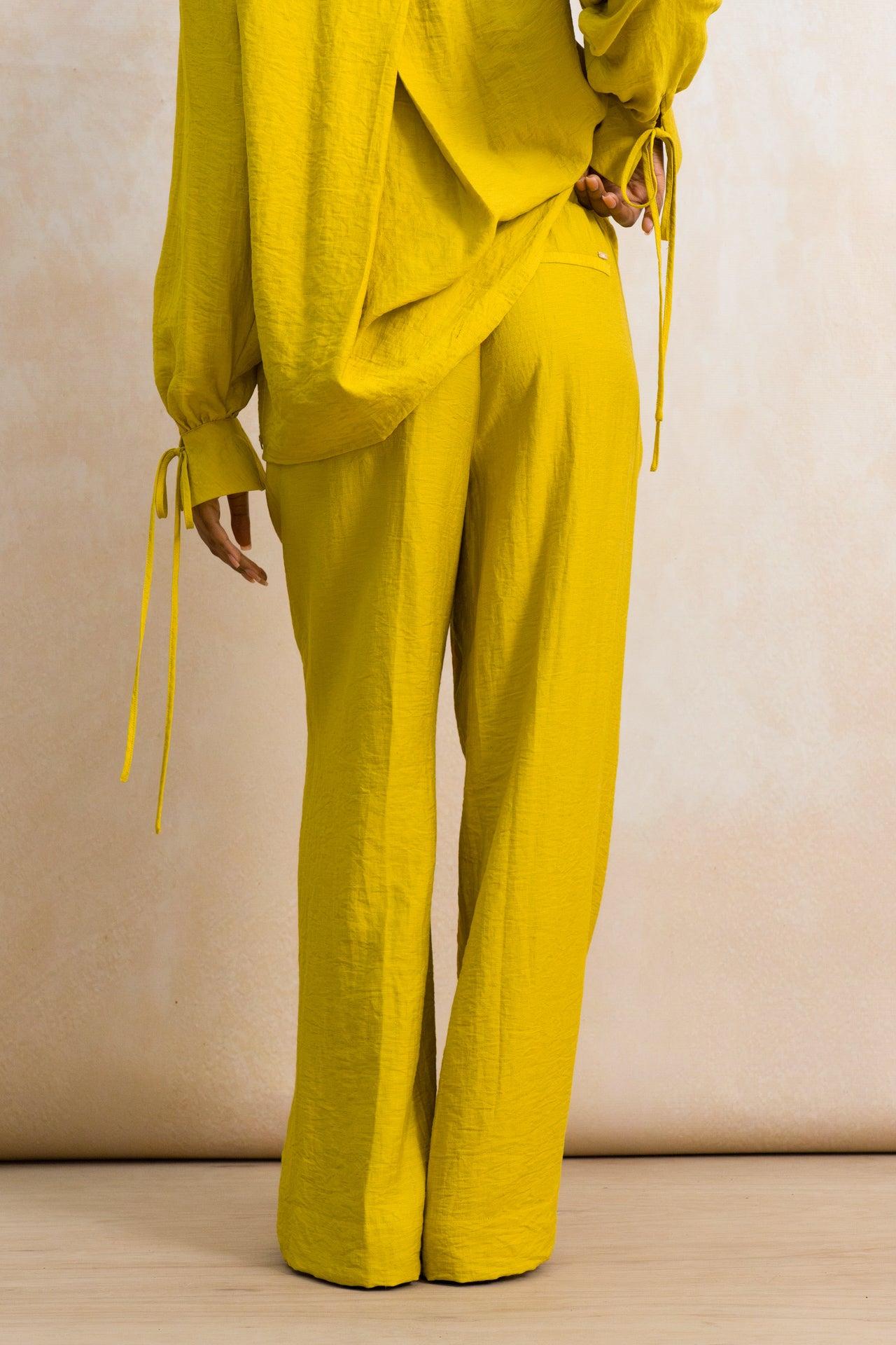 Wide Leg Elasticated Waist Pants