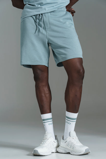 Embossed Fleece Shorts