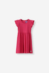 Girls Flutter Sleeve Dress