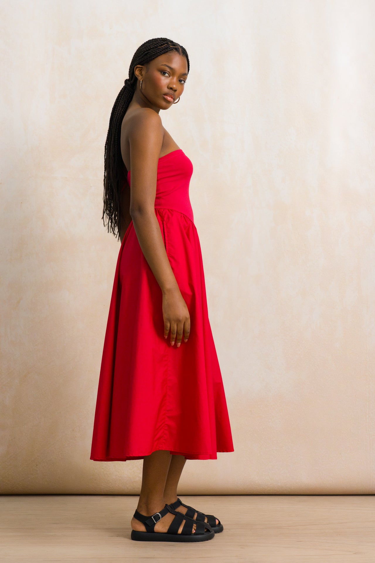 Bandeau Combo Dress