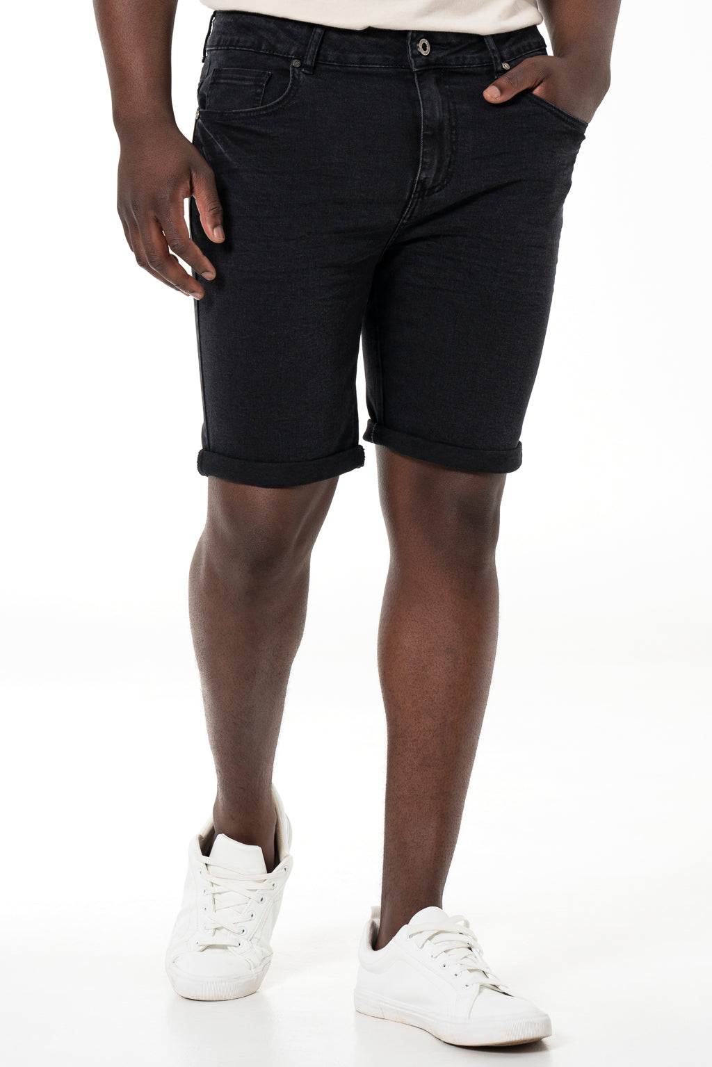 Denim Shorts _ 140343 _ Black Wash