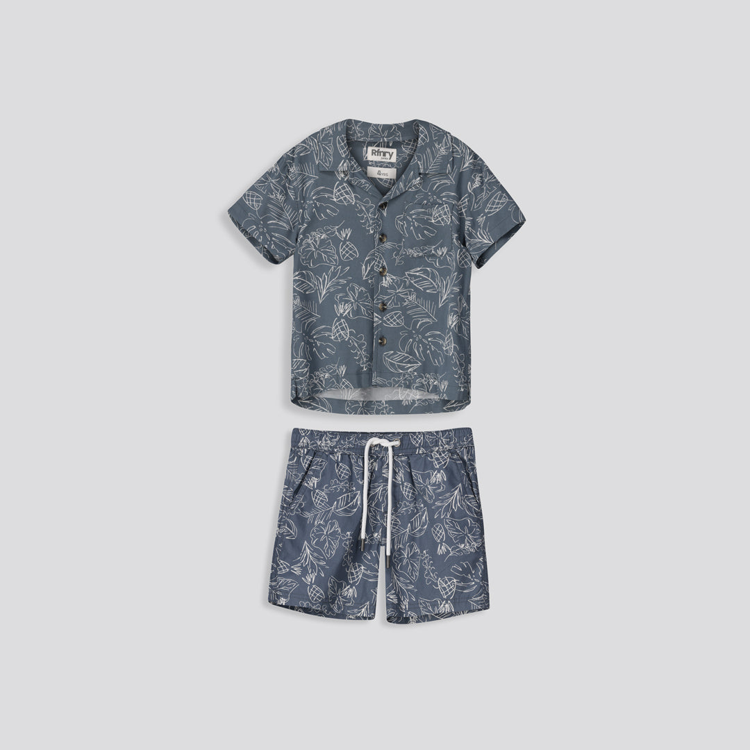 Boys Pool Shorts _ 155096 _ Petrol