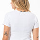 Ribbed T-Shirt _ 141559 _ White