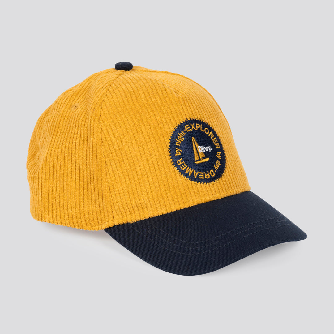 Boys Corduroy Baseball _ 161792 _ Ochre