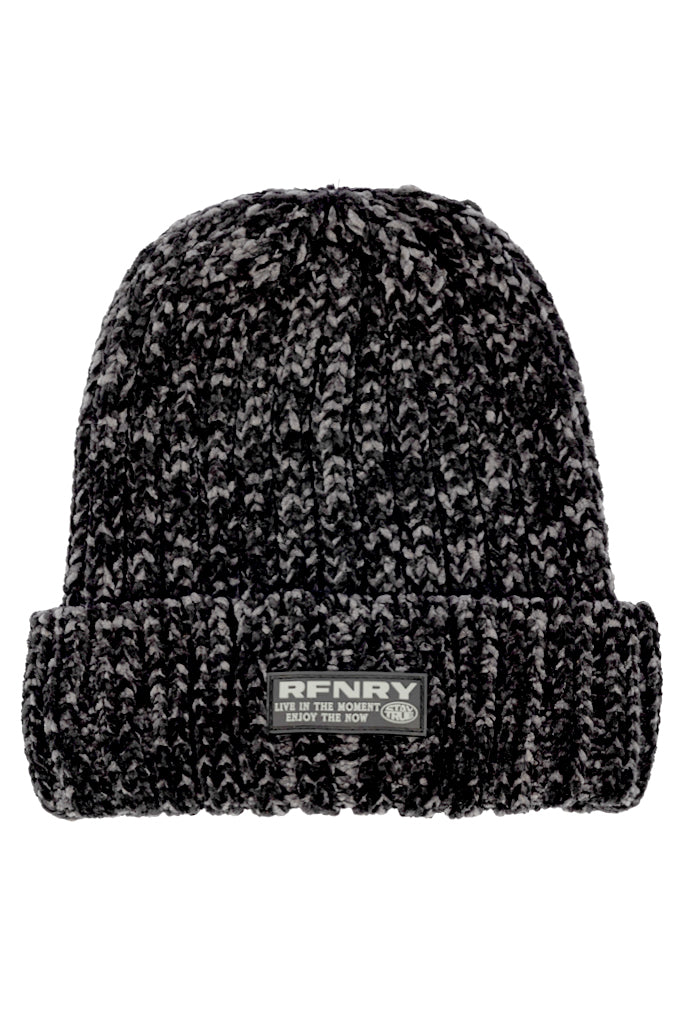 Chenille Beanie _ 157508 _ Charcoal