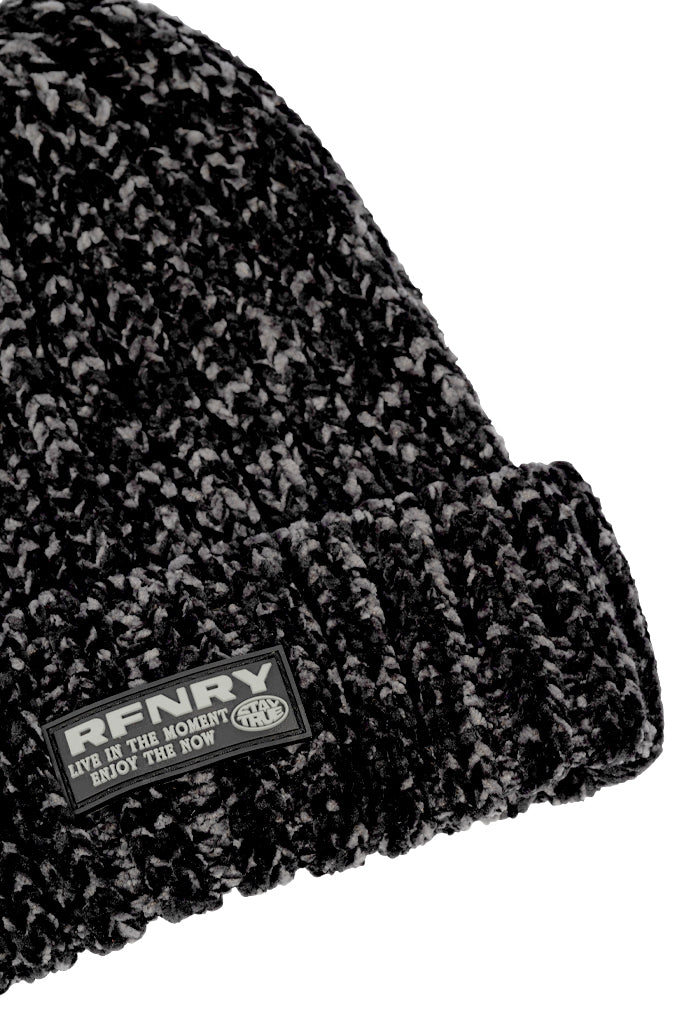 Chenille Beanie _ 157508 _ Charcoal