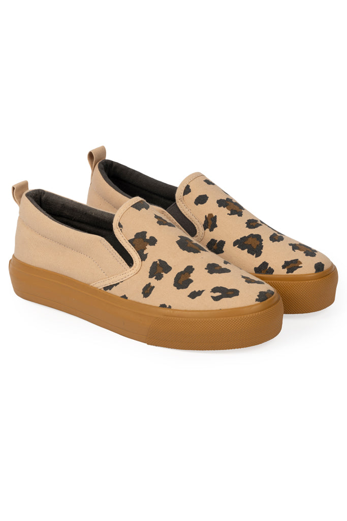 Animal Print Slip-On _ 157504 _ Natural