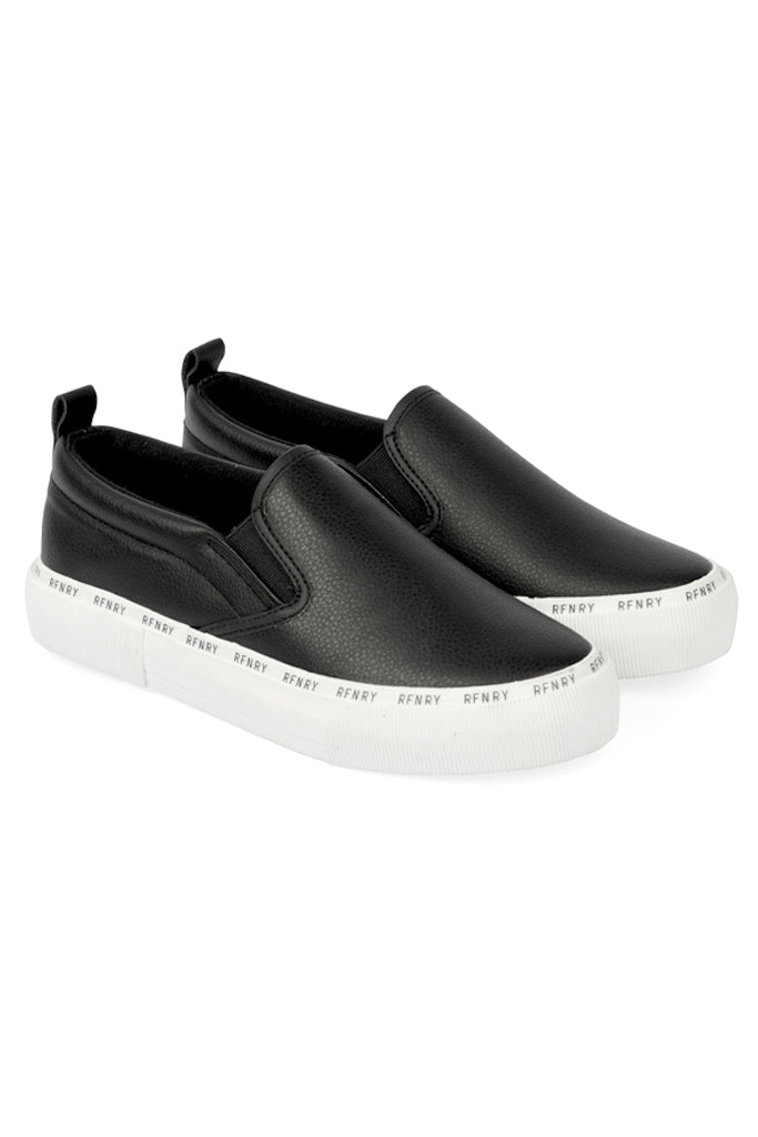 Side View: Low-profile silhouette with clean rubber outsole.