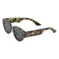 Oval Fashion Sunglasses _ 143867 _ Brown