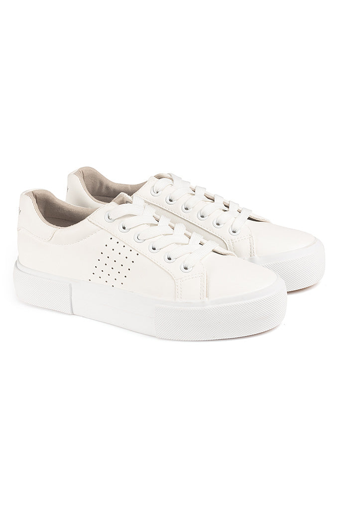 Lace-Up Sneaker _ 143644 _ White