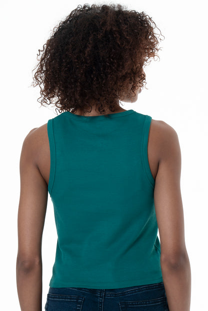 Ribbed Tank Top _ 152289 _ Green
