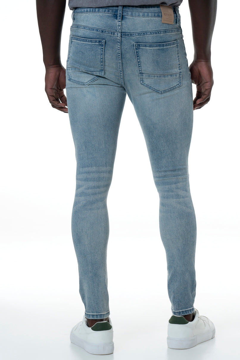 Rf10 Ripped Super Skinny Jeans _ 156186 _ Light Wash