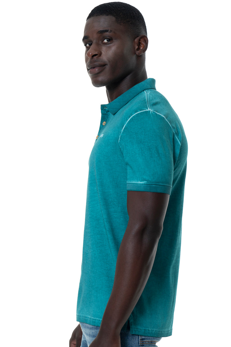 Dirty Dye Golfer _ 151915 _ Teal