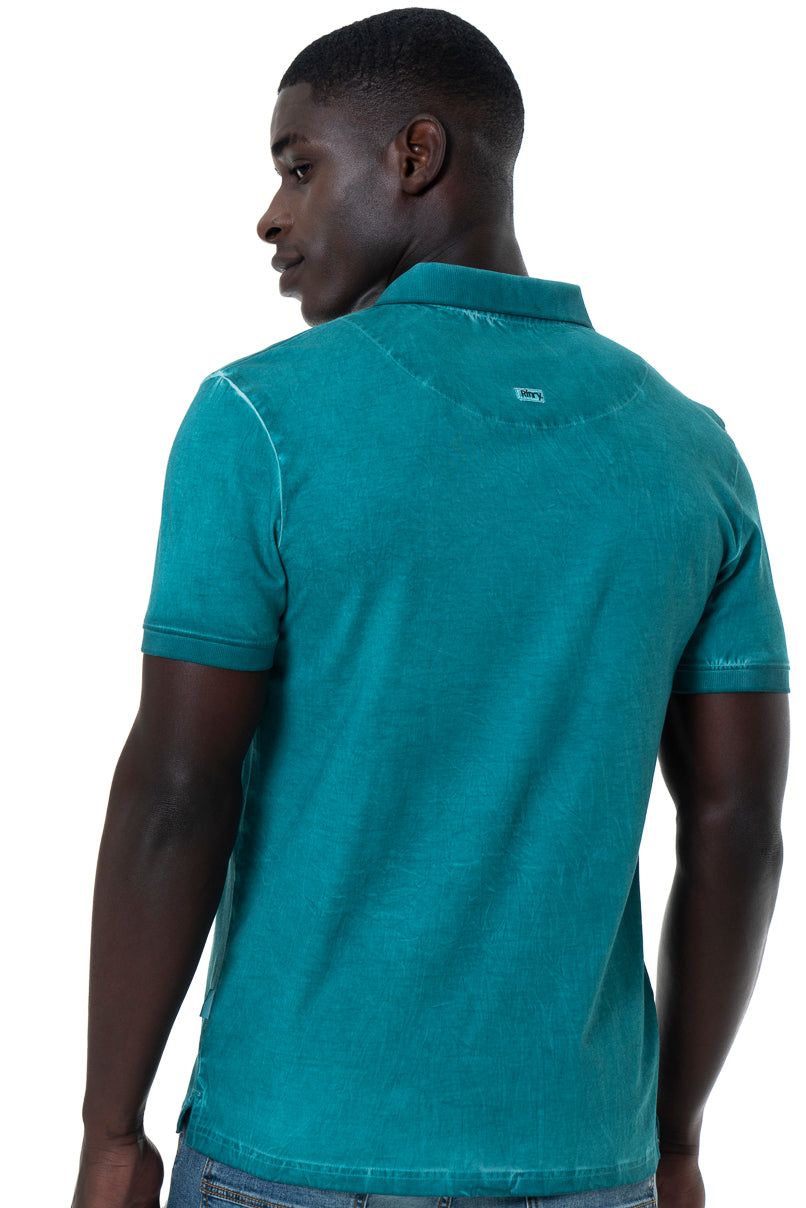 Dirty Dye Golfer _ 151915 _ Teal