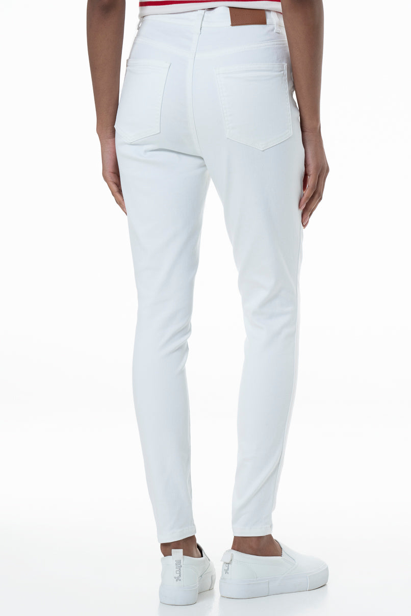 Rf09 Hi-Waisted Skinny Jeans _ 151115 _ White