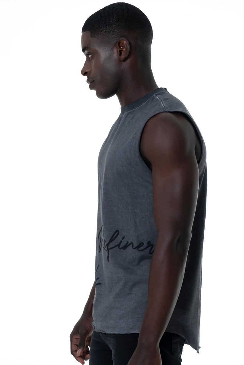 Dirty Dye T-Shirt _ 154583 _ Charcoal