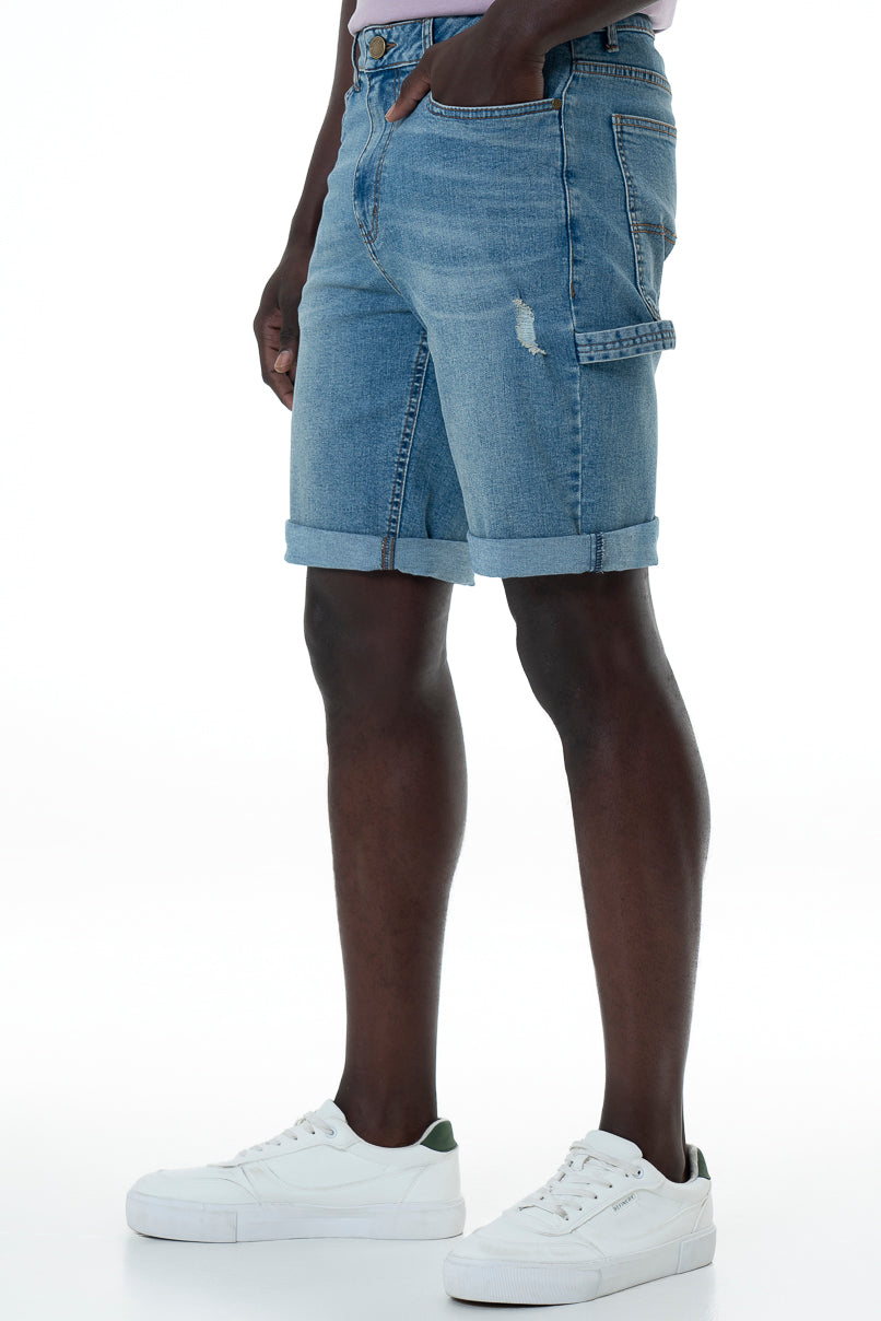 Denim Shorts _ 153913 _ Light Wash