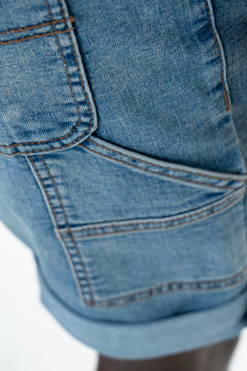 Denim Shorts _ 153913 _ Light Wash