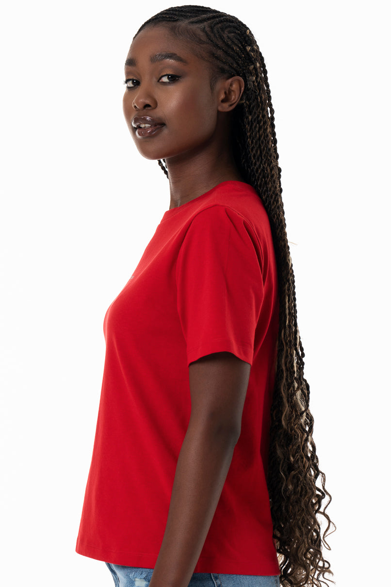 Slim Fit T-Shirt _ 154359 _ Red