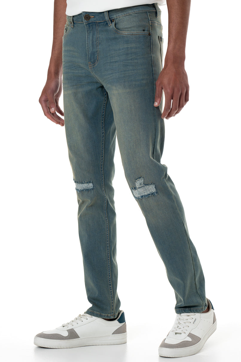 Rf02 Ripped Skinny Jeans _ 156187 _ Light Wash