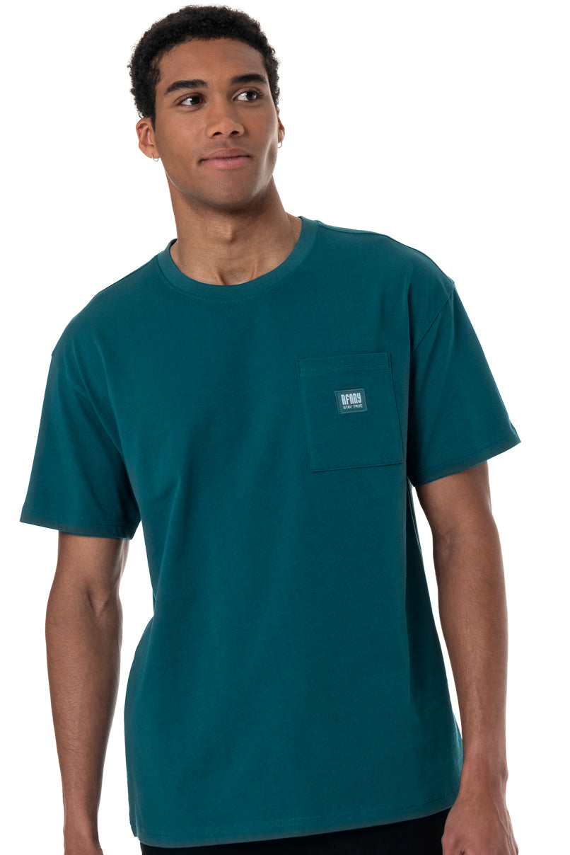 Pocket T-Shirt _ 152276 _ Teal