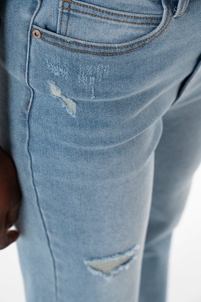 Rf13 Straight Leg Fashion Jeans _ 155036 _ Light Wash