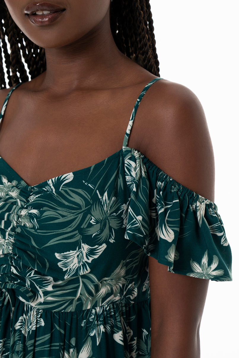 Off The Shoulder Dress _ 153762 _ Green