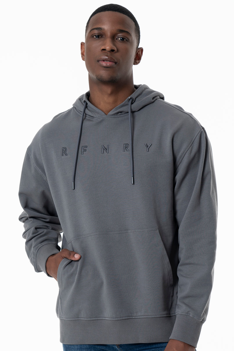 Branded Hoodie _ 156044 _ Charcoal