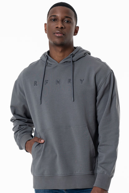 Branded Hoodie _ 156044 _ Charcoal