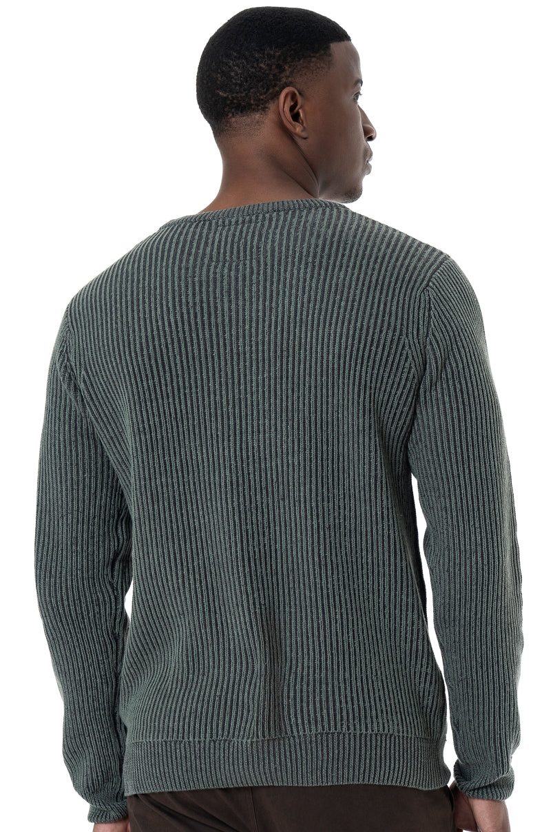 Ribbed Knit Jersey _ 156040 _ Fatigue