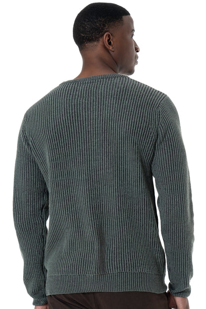 Ribbed Knit Jersey _ 156040 _ Fatigue