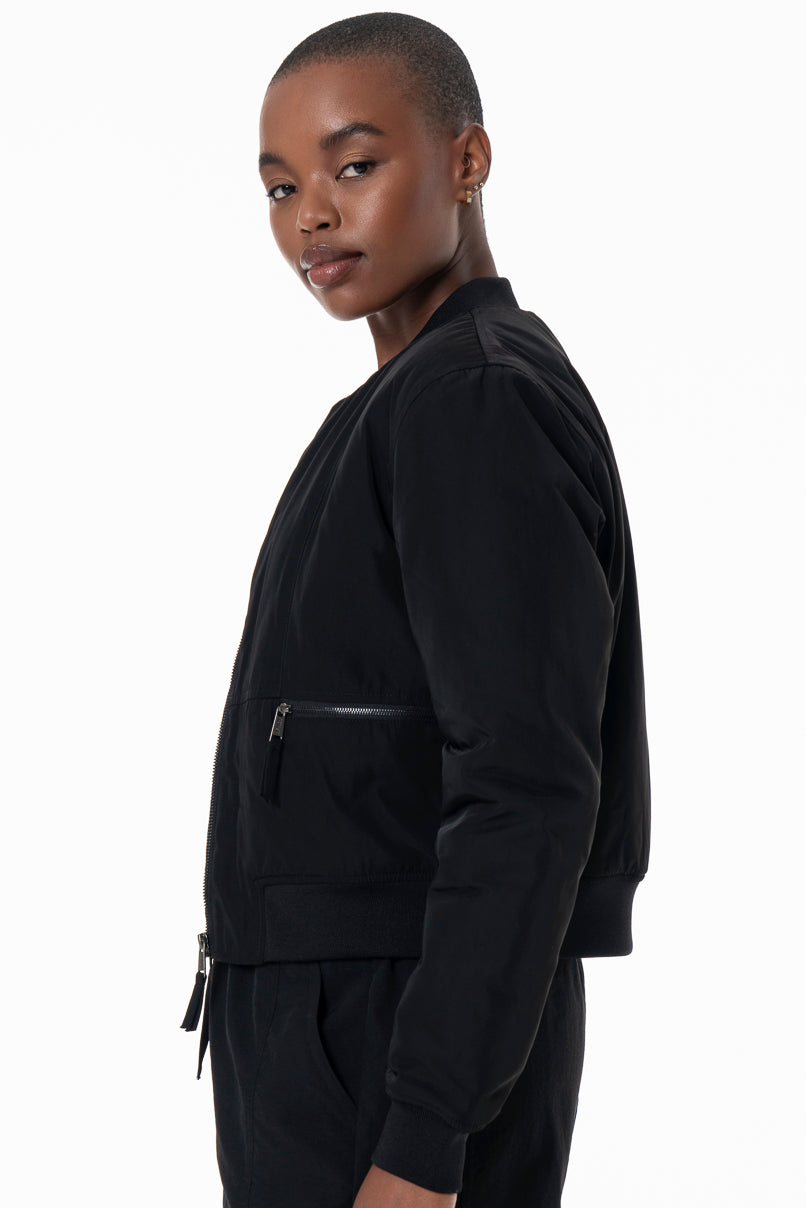 Bomber Jacket _ 157878 _ Black
